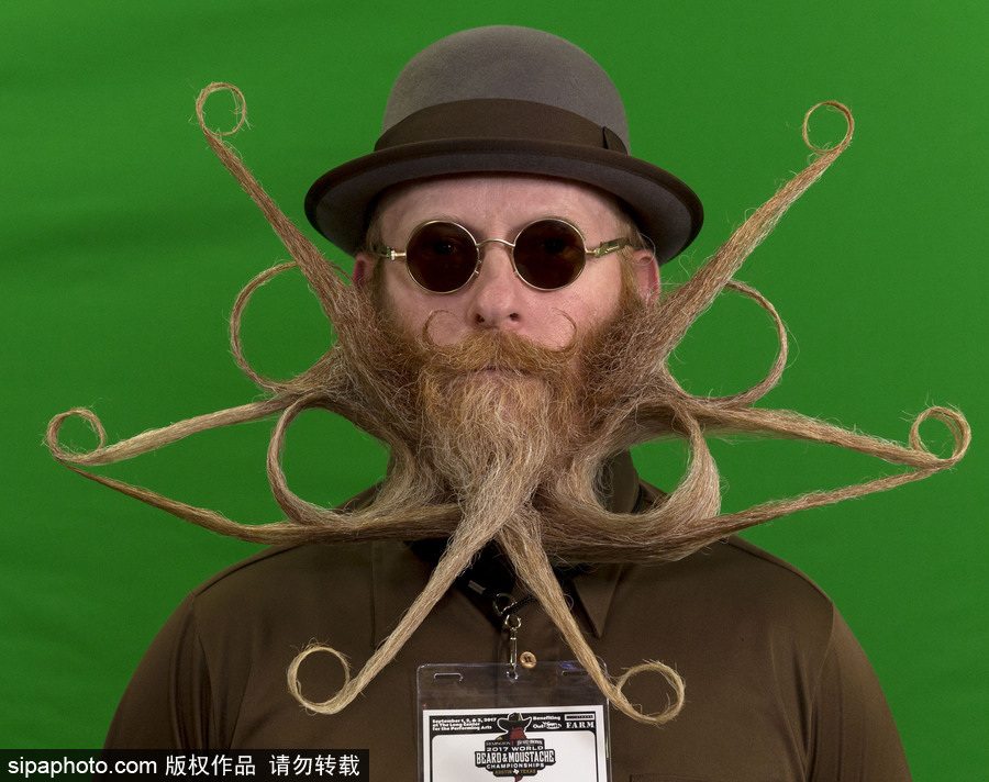 2017年世界留胡子錦標(biāo)賽：哪款Freestyle你最愛(ài)？（組圖）