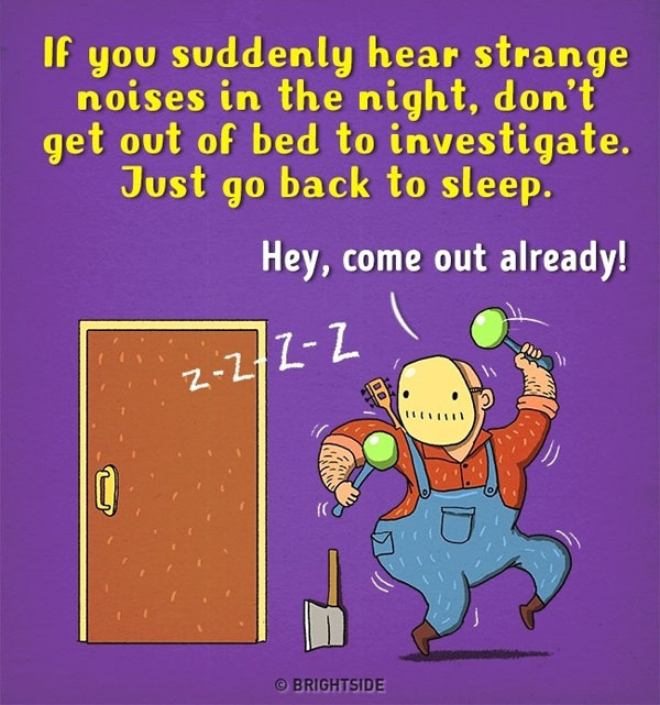 腦洞漫畫:如果你成了恐怖電影的主角