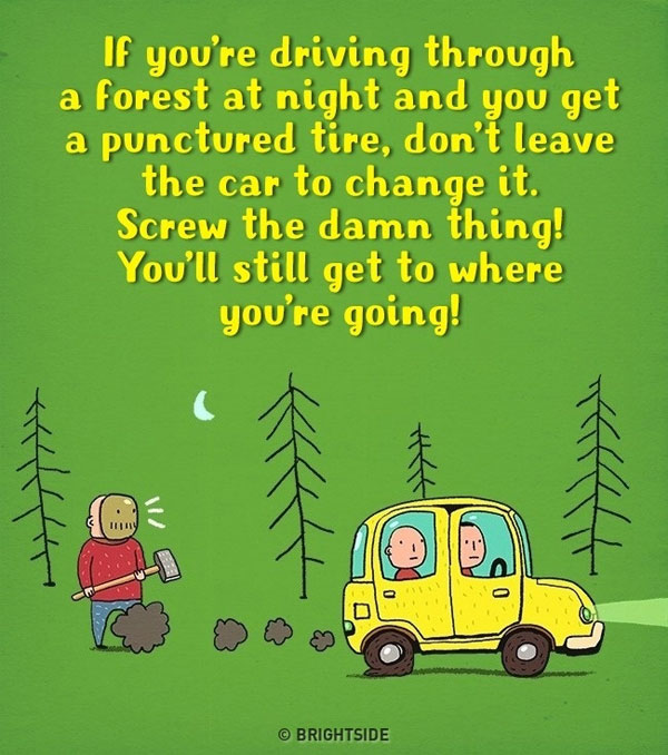 腦洞漫畫:如果你成了恐怖電影的主角