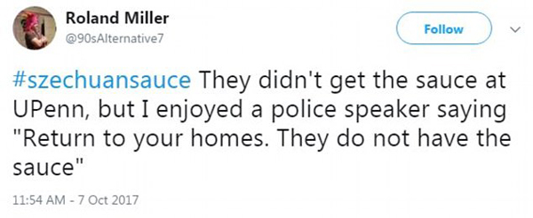 為了爭奪這一小包四川辣醬，美國人民甚至驚動了警察