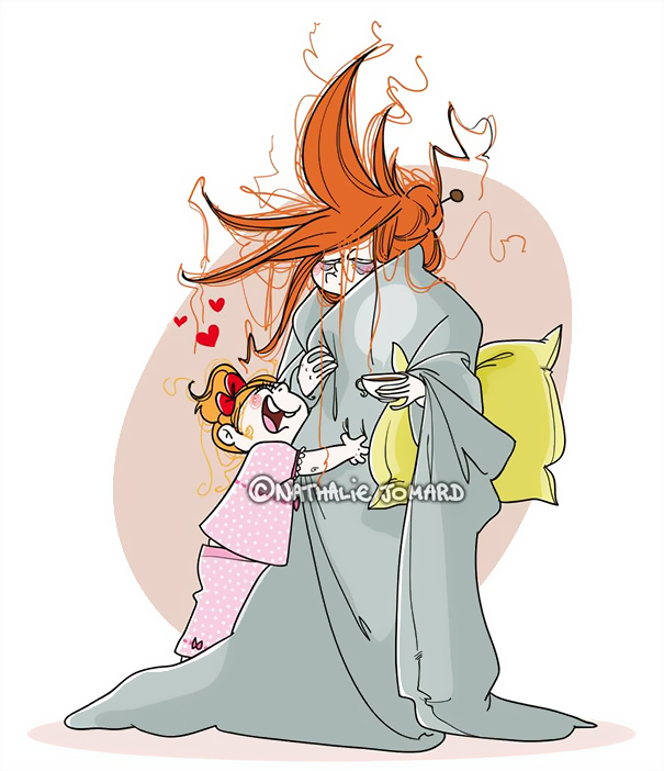 漫畫組圖：有了娃之后的真實寫照