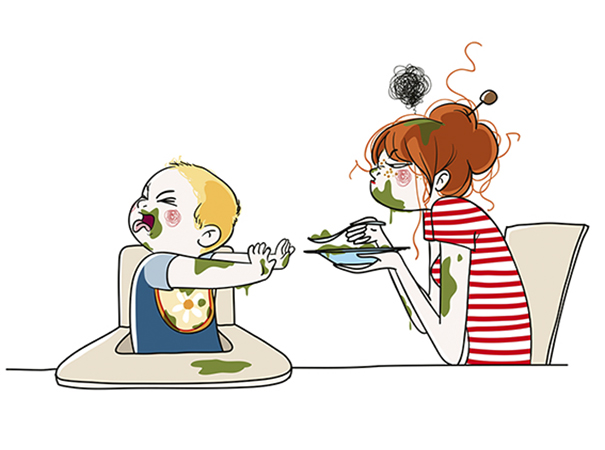 漫畫組圖：有了娃之后的真實(shí)寫照