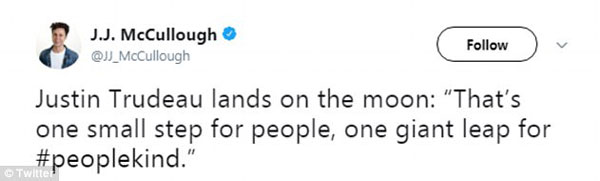 到底用mankind還是peoplekind？ 加拿大總理也開(kāi)始“咬文嚼字”