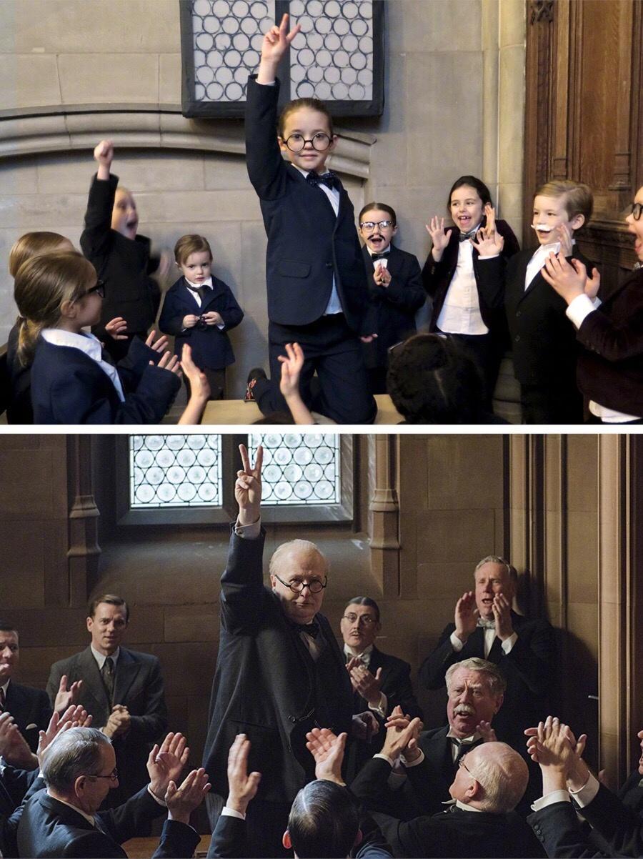 超可愛！萌娃cos奧斯卡提名影片 惟妙惟肖不失天真（組圖）