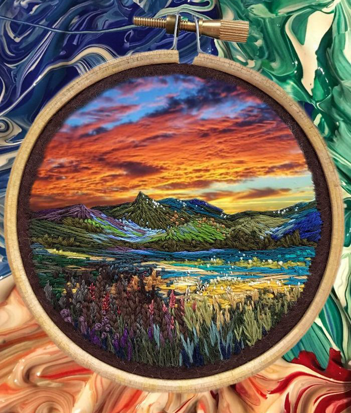 驚艷！一針一線繡出的美麗世界（組圖）