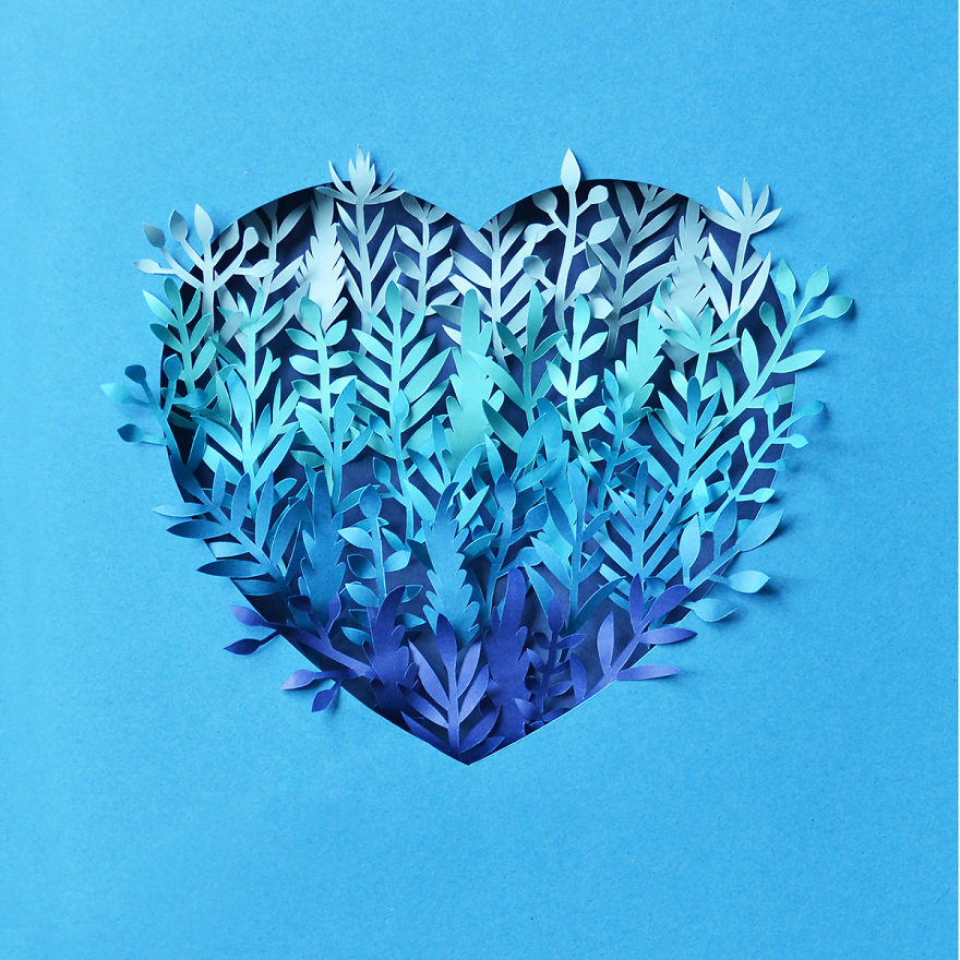 原來這就是春天的感覺：用彩紙剪出春意盎然（組圖）