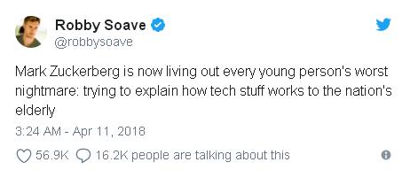 扎克伯格出席聽證會(huì)遭輪番拷問(wèn)，這氣氛有點(diǎn)尬