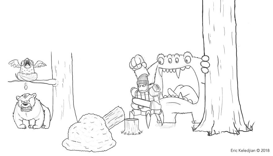 每天往這張畫上加一個人物，19天后……（組圖）