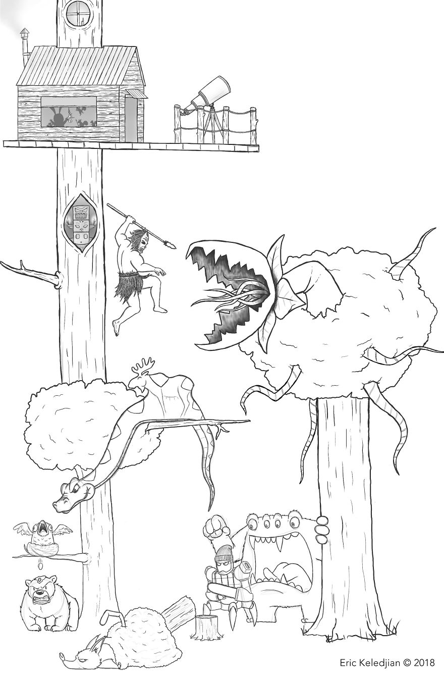 每天往這張畫上加一個人物，19天后……（組圖）