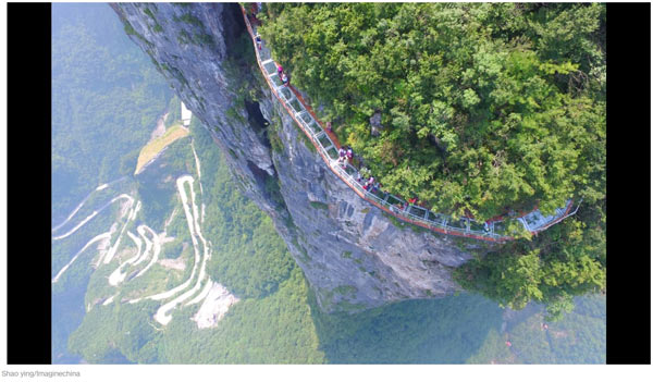 夠膽你就來：中國最驚險(xiǎn)的戶外景點(diǎn)（組圖）