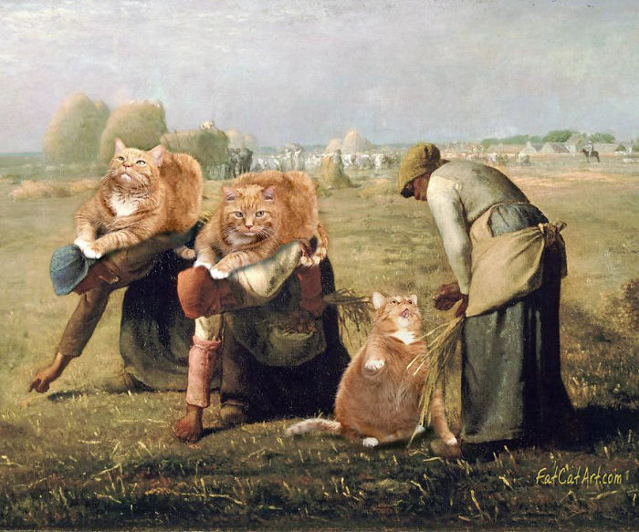 一只肥貓的世界名畫之旅（組圖）