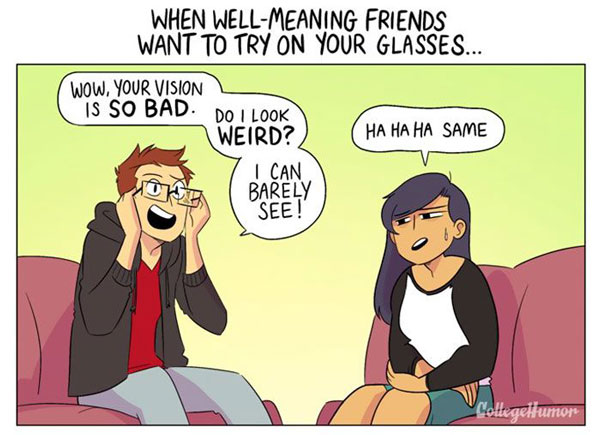 有些鬧心事兒，只有戴眼鏡的人才能懂……