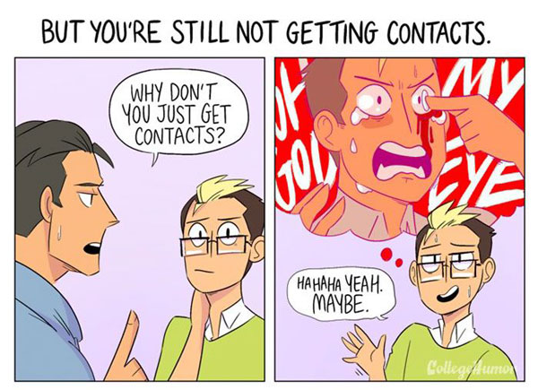 有些鬧心事兒，只有戴眼鏡的人才能懂……