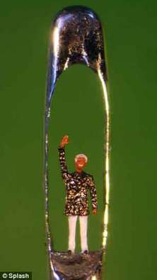 針眼中的微雕：奧巴馬另類全家福