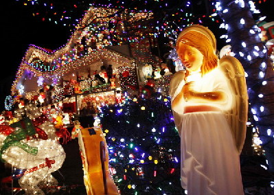 Queens Borough lights up ahead of Christmas