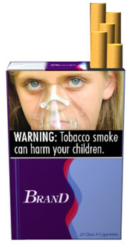 美國香煙盒將采用恐怖尸體警示標(biāo)識