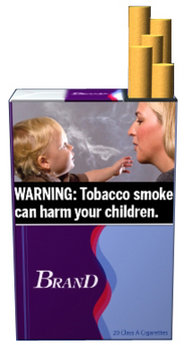 美國香煙盒將采用恐怖尸體警示標識