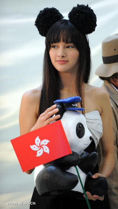 1600只紙熊貓準(zhǔn)備環(huán)游香港宣揚(yáng)環(huán)保(組圖)