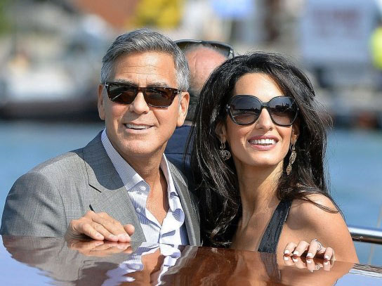 喬治·克魯尼威尼斯大婚 疑似奉子成婚(組圖)