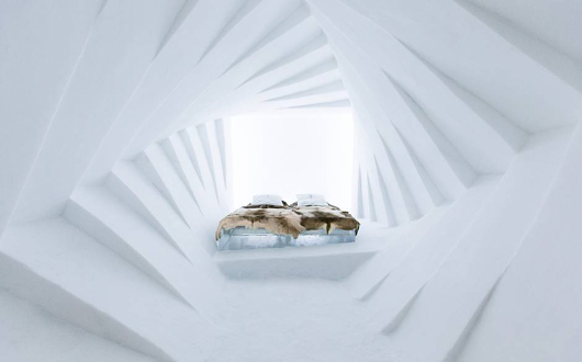 宛如童話(huà)的瑞典冰旅館