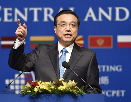 李克強在中國－中東歐國家經(jīng)貿(mào)論壇上的致辭