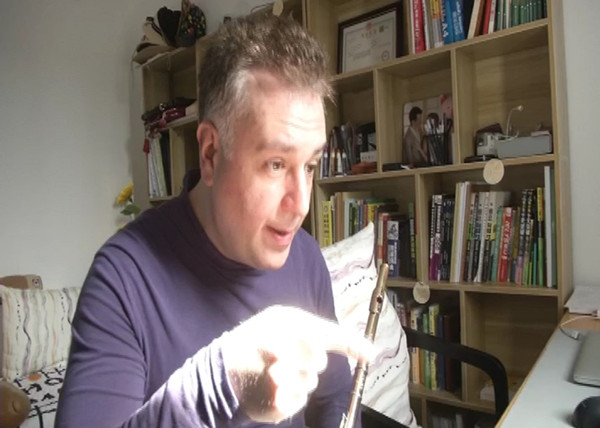 Italian music teacher stays the course in Changchun during outbreak