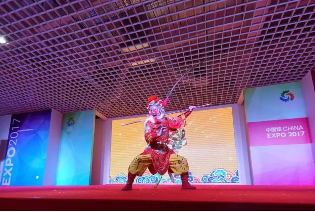 一睹為快 丨 美猴王“大鬧”世博會 納扎爾巴耶夫或?qū)⒂H自觀看？