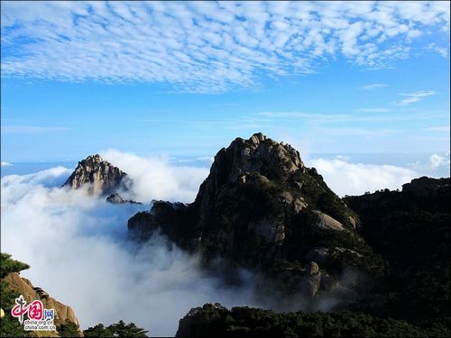 Amazing scenery of Huangshan Mountain