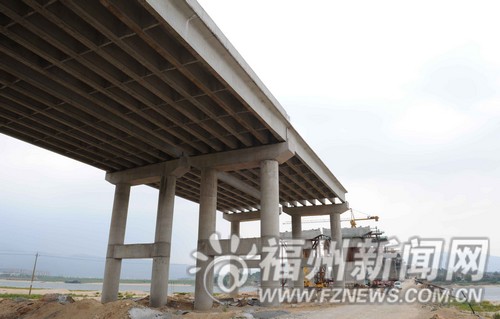 繞城高速閩江特大橋進入橋面施工　力爭年底建成