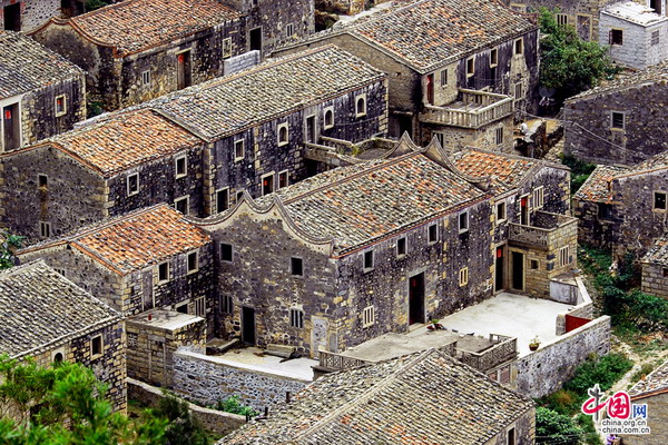 Colorful castles of stone in Pingtan