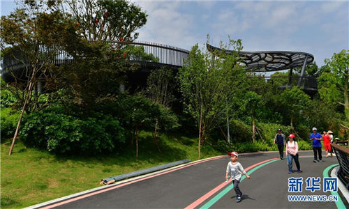 Snapshots of sightseeing footpaths in Fuzhou