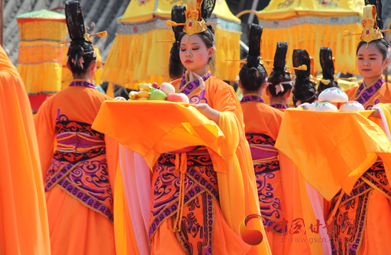 Fuxi memorial ceremony held in Tianshui, NW China