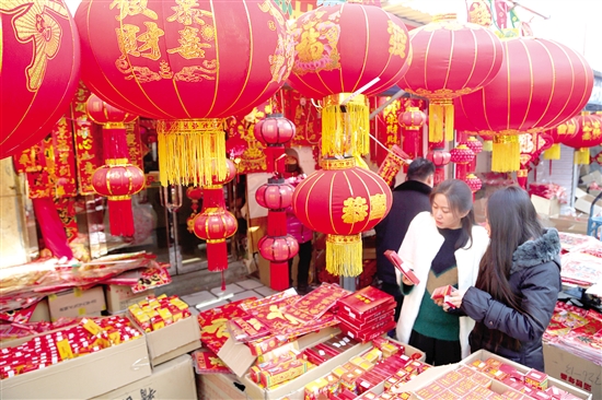 Festive mood in the air