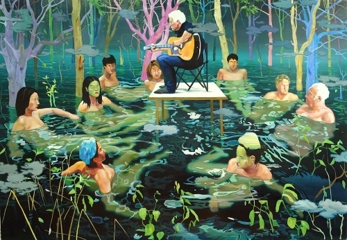 Zhangjiagang's date with China-South Korea artworks