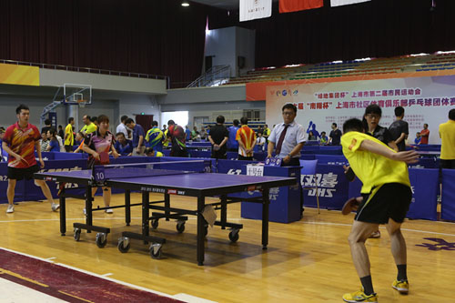 Former world champion shows up at Nanxiang pingpong match
