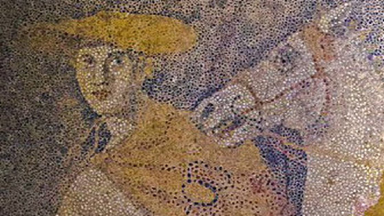 Huge floor mosaic revealed<BR>希臘古墓現(xiàn)馬賽克拼圖