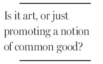 An art world based on social practice