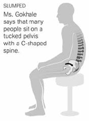 Guru of posture takes on the workday slouch