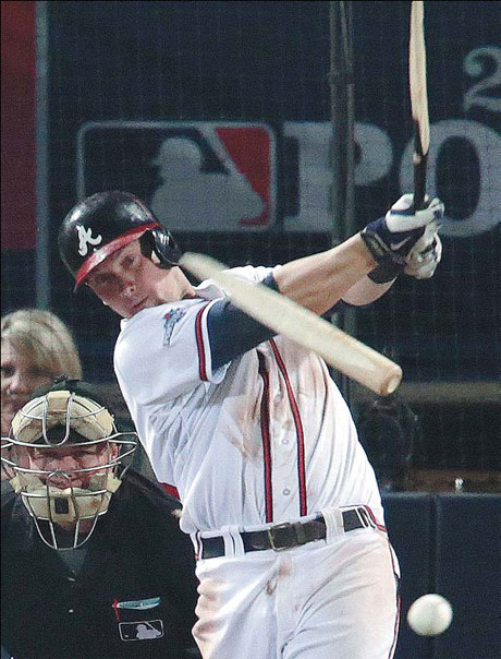 Braves battle to win over Dodgers