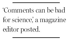 Readers without a forum