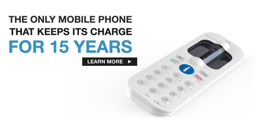 美國公司研制新手機:待機可達15年 開機可用2月