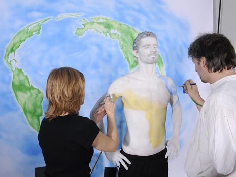 德國隊(duì)曝光“非洲寫真”