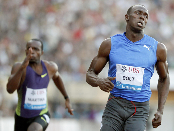 鉆石聯賽博爾特復出稱霸 羅伯斯奪今年第五冠