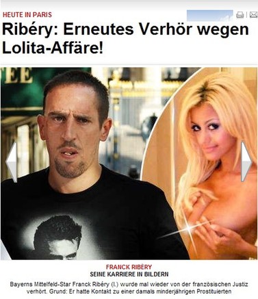 法國(guó)國(guó)腳里貝里因“雛妓門(mén)”被起訴 恐入獄三年