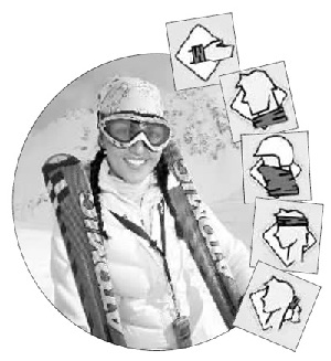 魔術(shù)頭巾 戶外運動離不了