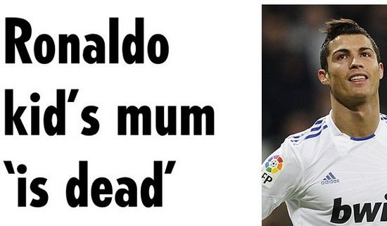 C羅姐姐曝驚人語:C羅兒子生母已死