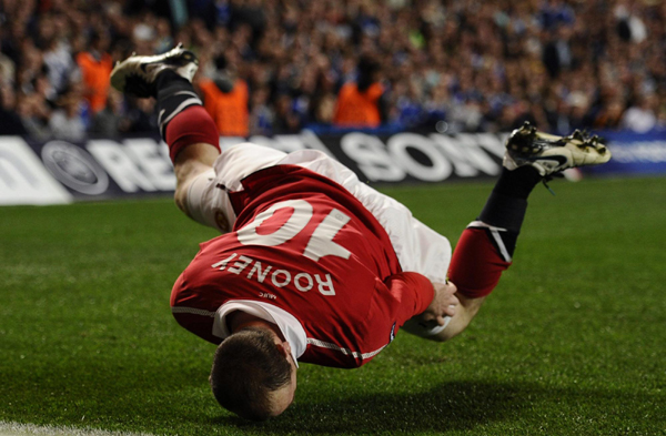 歐冠：魯尼絕殺爭議點球未判 切爾西0:1曼聯(lián)