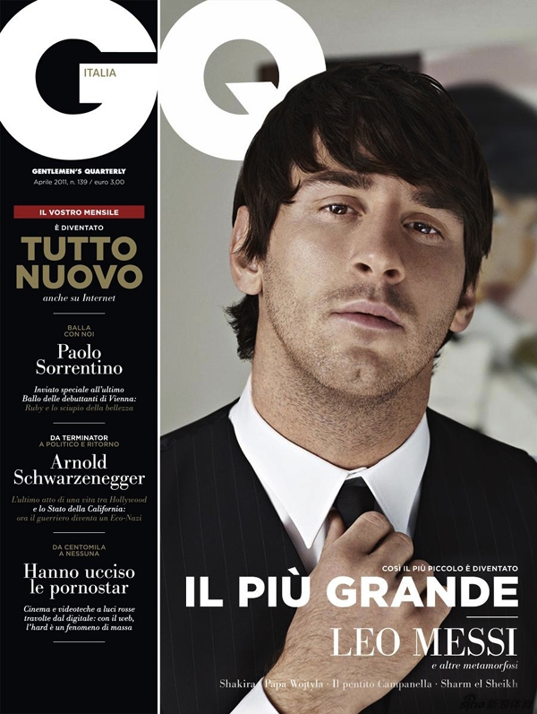 梅西雜志型男寫真