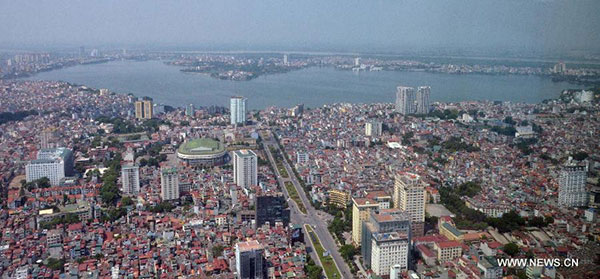 A view of Vietnam's capital Hanoi