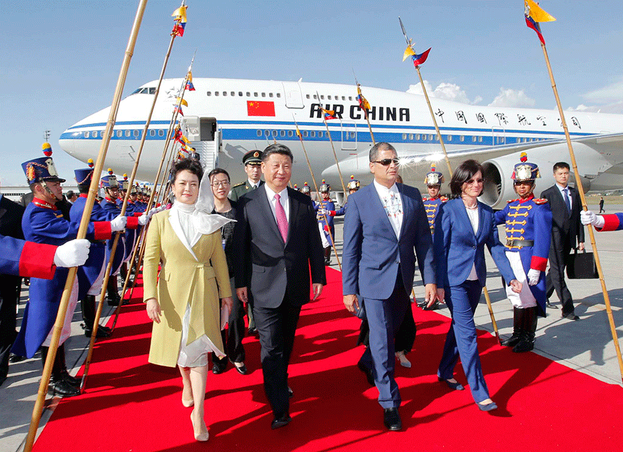 China-Ecuador to forge closer ties, says Xi
